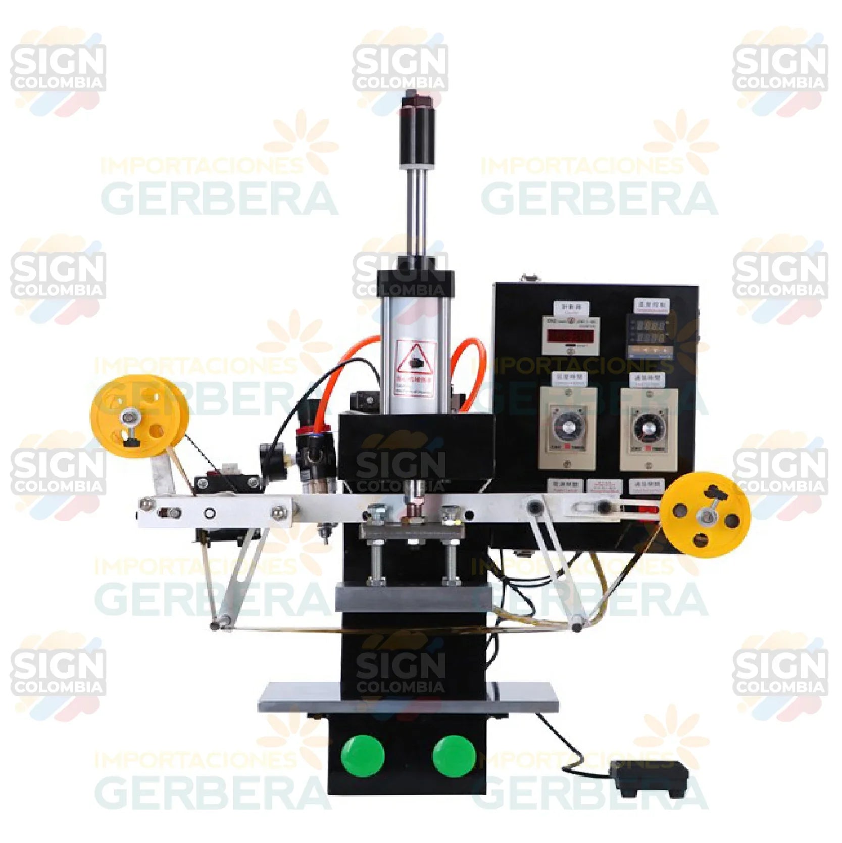 Máquina Estampadora Automática Neumática En Caliente - SIGN COLOMBIA Plotter de corte